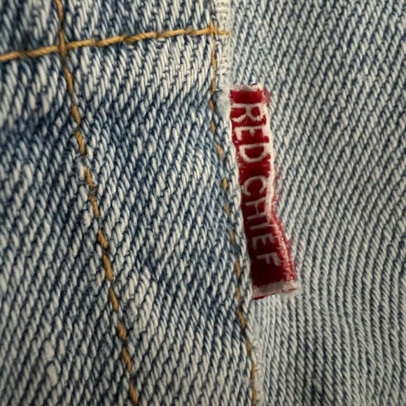 Red Chief Vintage Washed Denim Straight Cut Jeans 32w - Picture 6 of 6